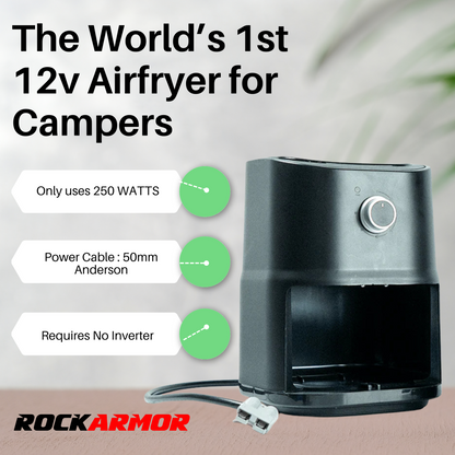 12v Air Fryer - 3ltr - Ideal for Camping, Caravans, Overlanding